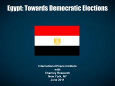 Egypt Towards Democratic Elections-Cover
